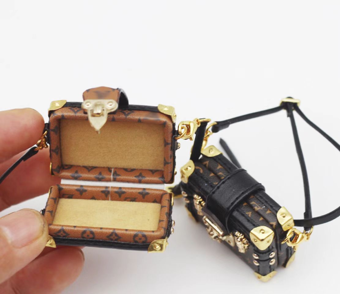 CAN OPEN!!! Luxury Labubu Micro BOX Bag – Handmade Artisan Craft