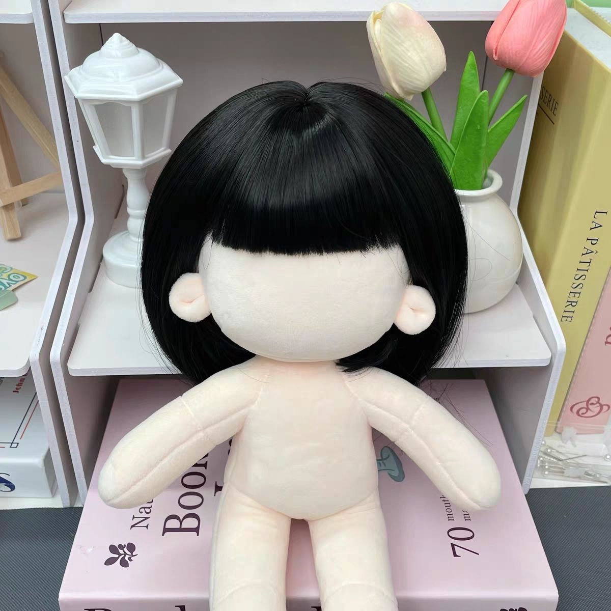 BJD Mini PINK Wigs LABUBU WIGS suitable for 15-20cm dolls