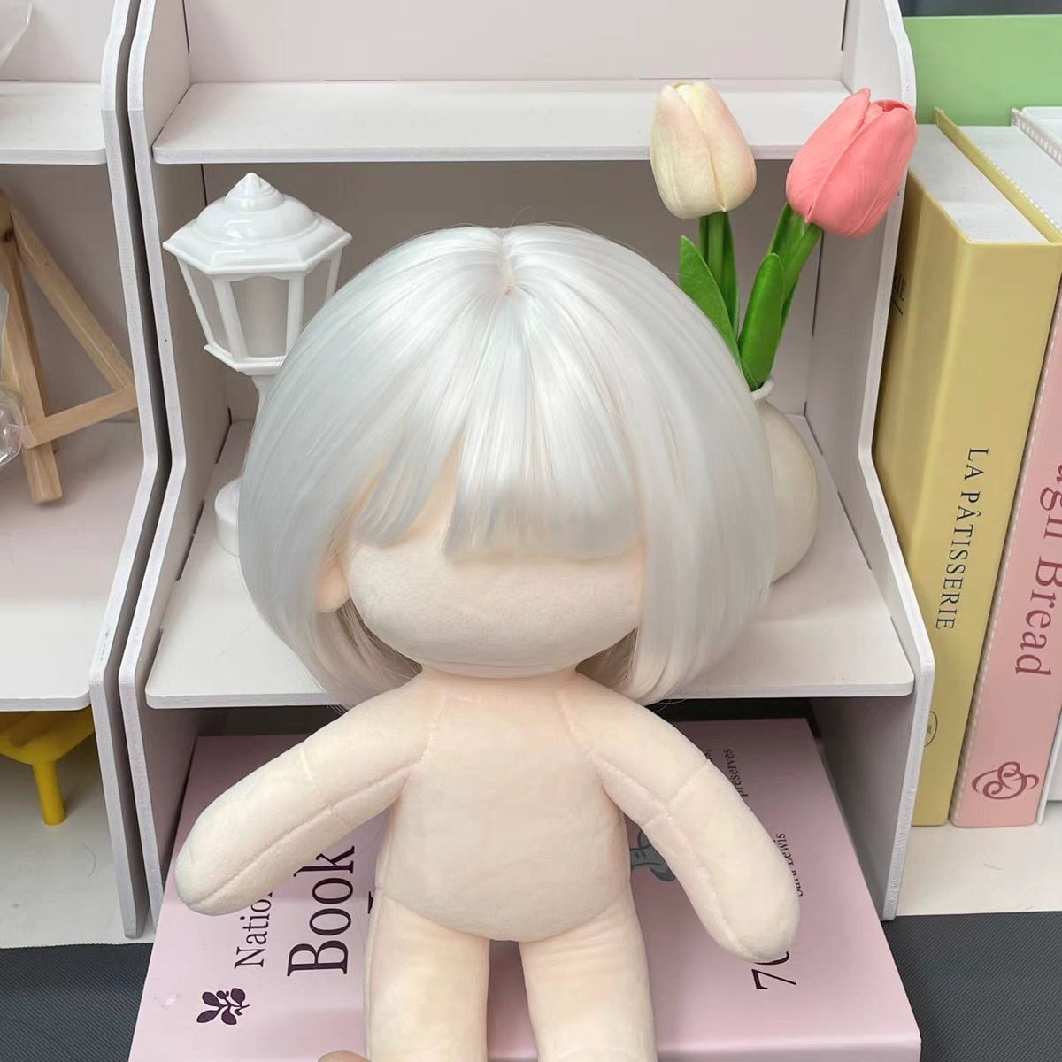 BJD Mini PINK Wigs LABUBU WIGS suitable for 15-20cm dolls