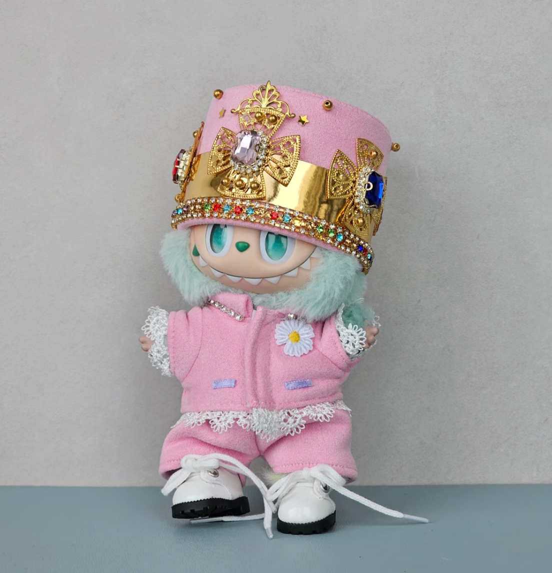 Labubu clothes G-Dragon Pink outfit at 2024 MAMA-TOP QUALITY