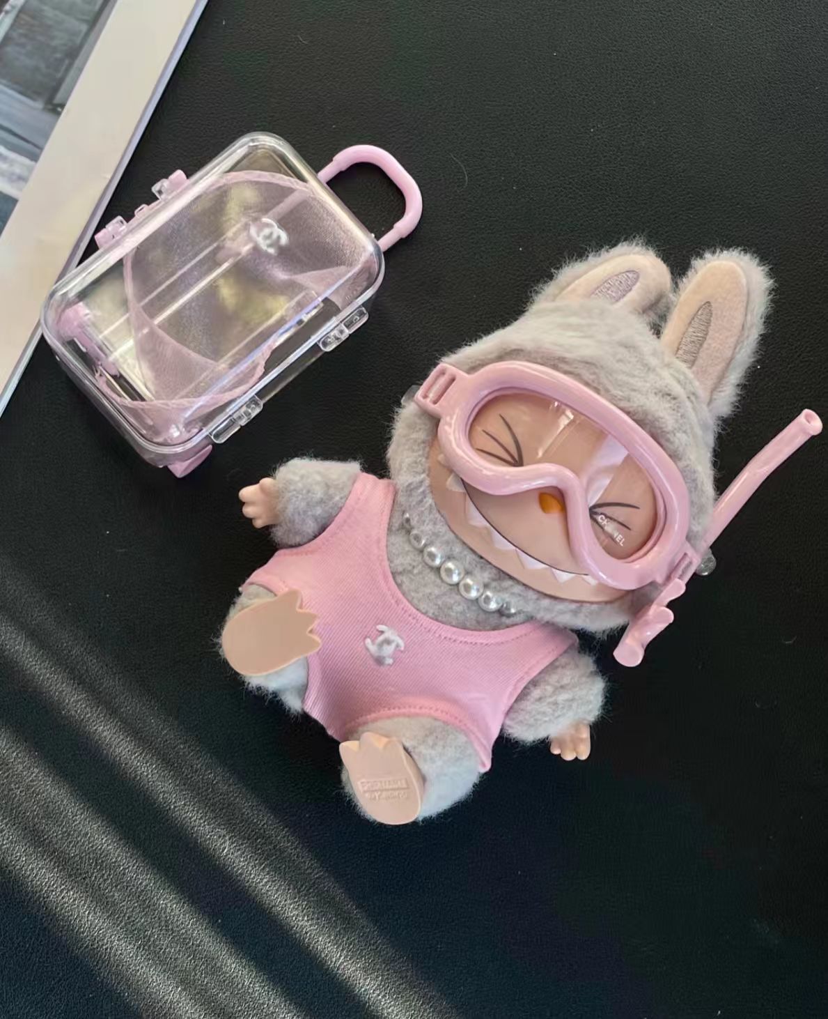 LABUBU clothes Tourist snorkeling kit suitable for 15-17cm dolls and BJD