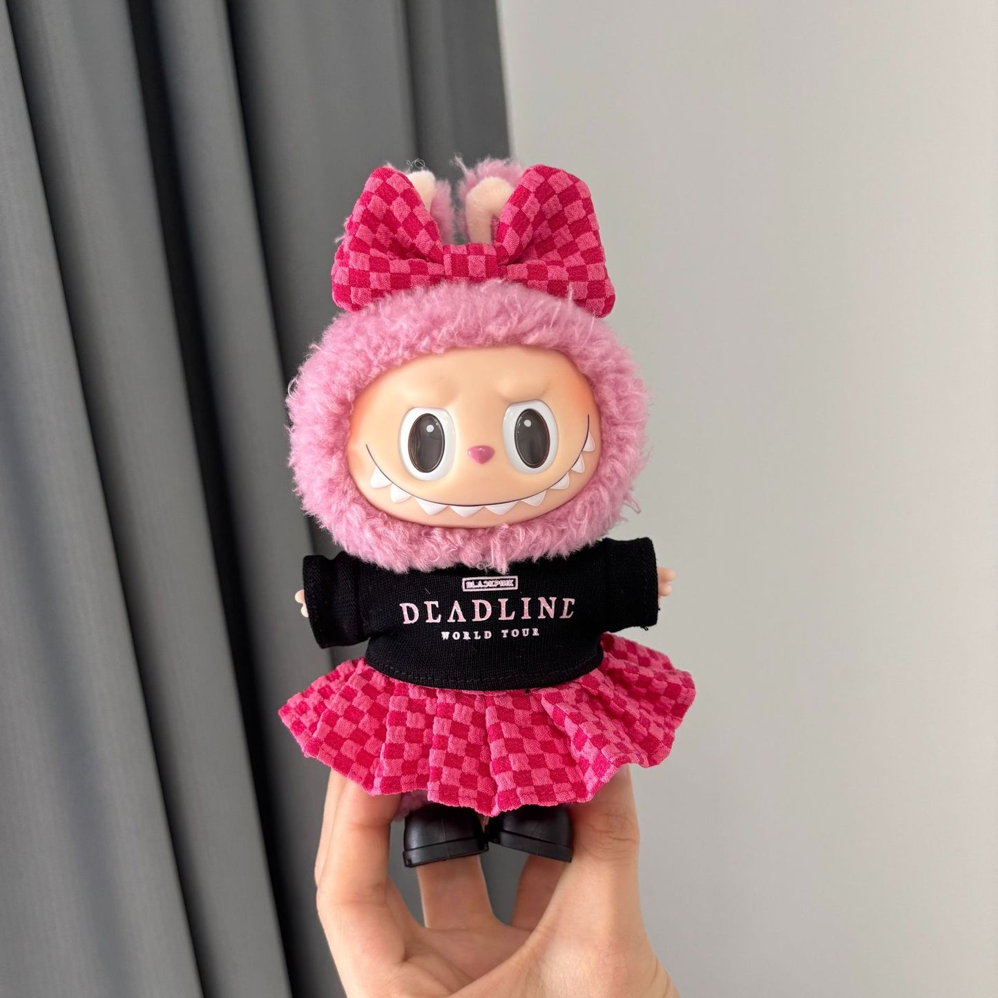 Labubu BlackPINK Fans mini concert light stick outfit❤️‍🔥
