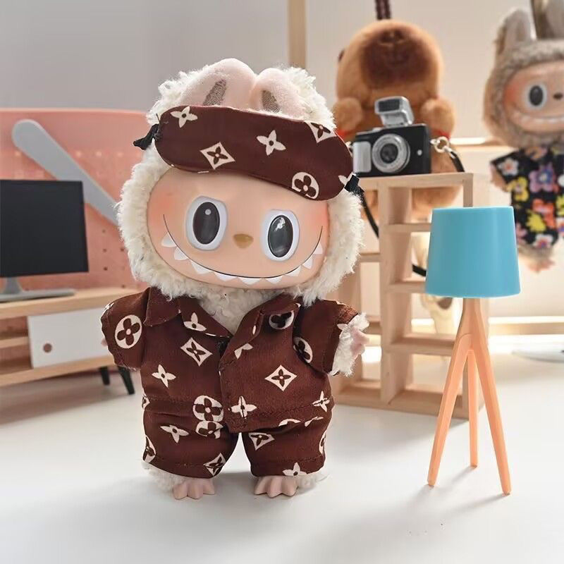 Labubu L* STYLE Pajamas + Eye Mask Set Mokoko Outfit