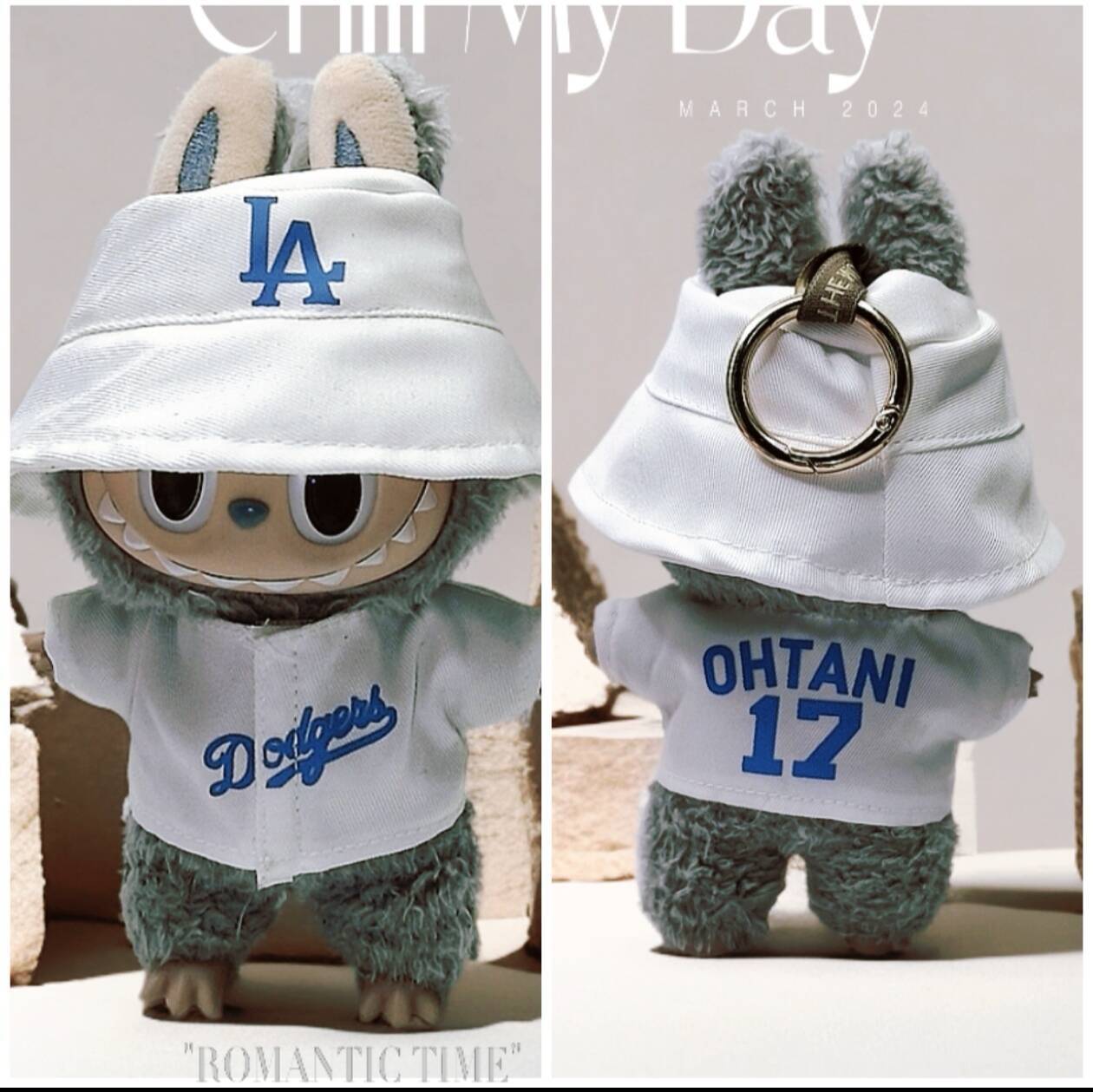 labubu street wear style sport tiny suit cute outfit for doll