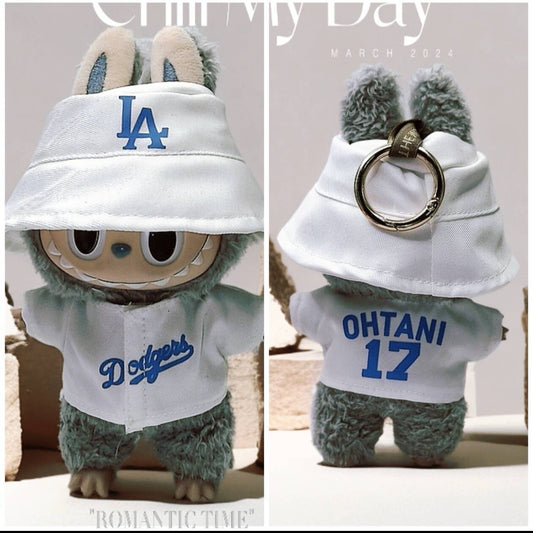 labubu street wear style sport tiny suit cute outfit for doll
