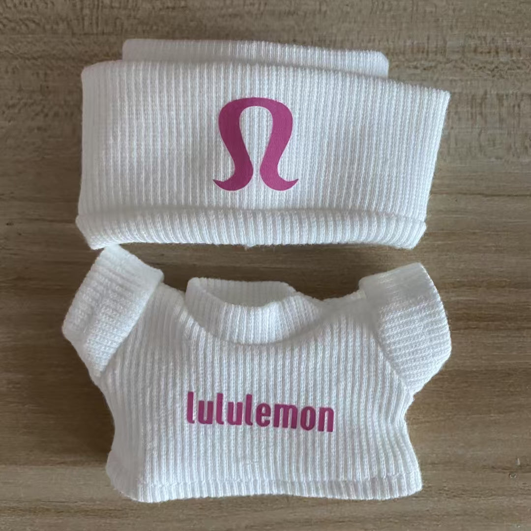 Lulu*emen Labubu Pink Tennies Outfit Sport Suit for Mokoko