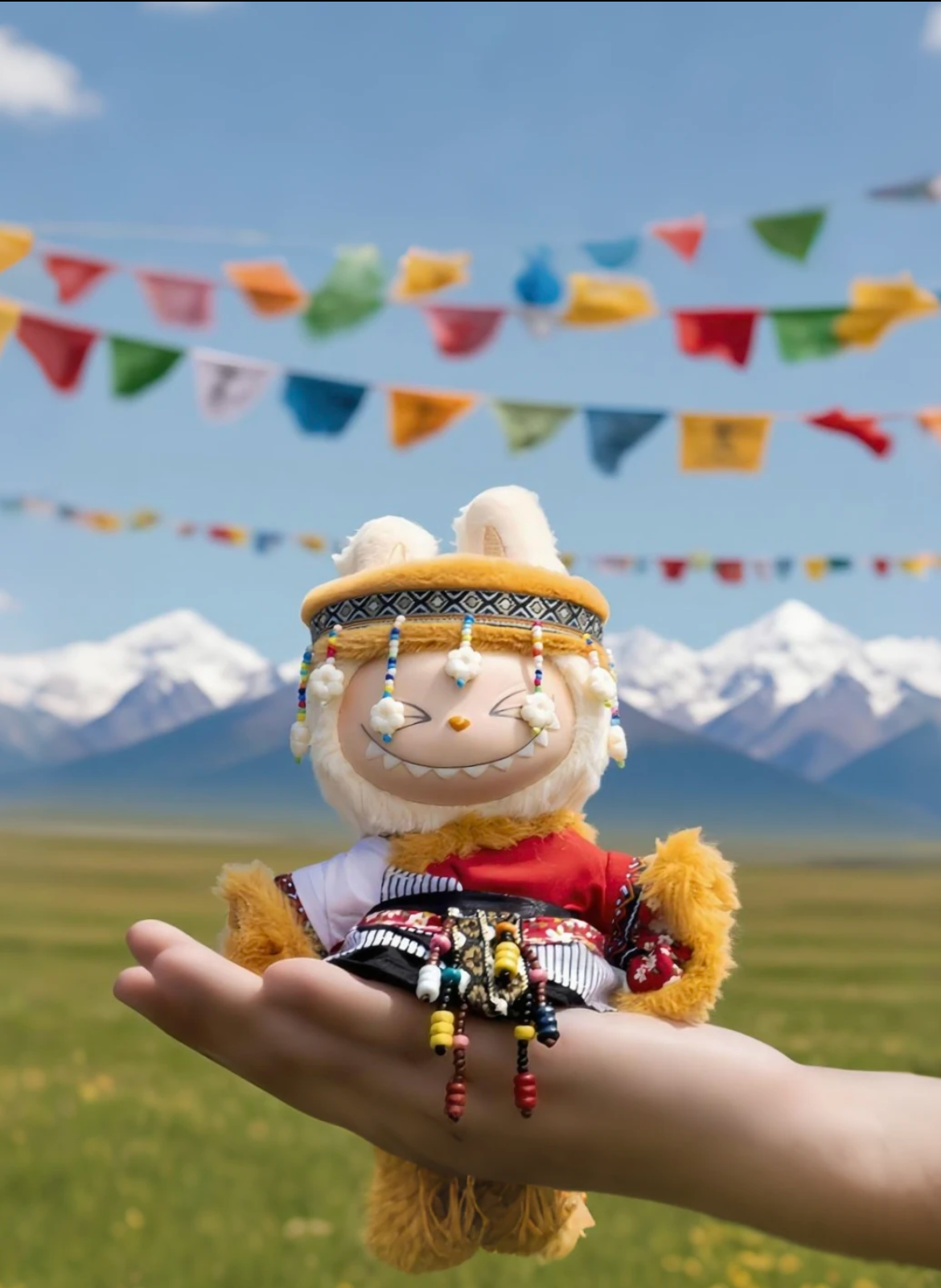 Tibetan style ethnic dress for LABUBU