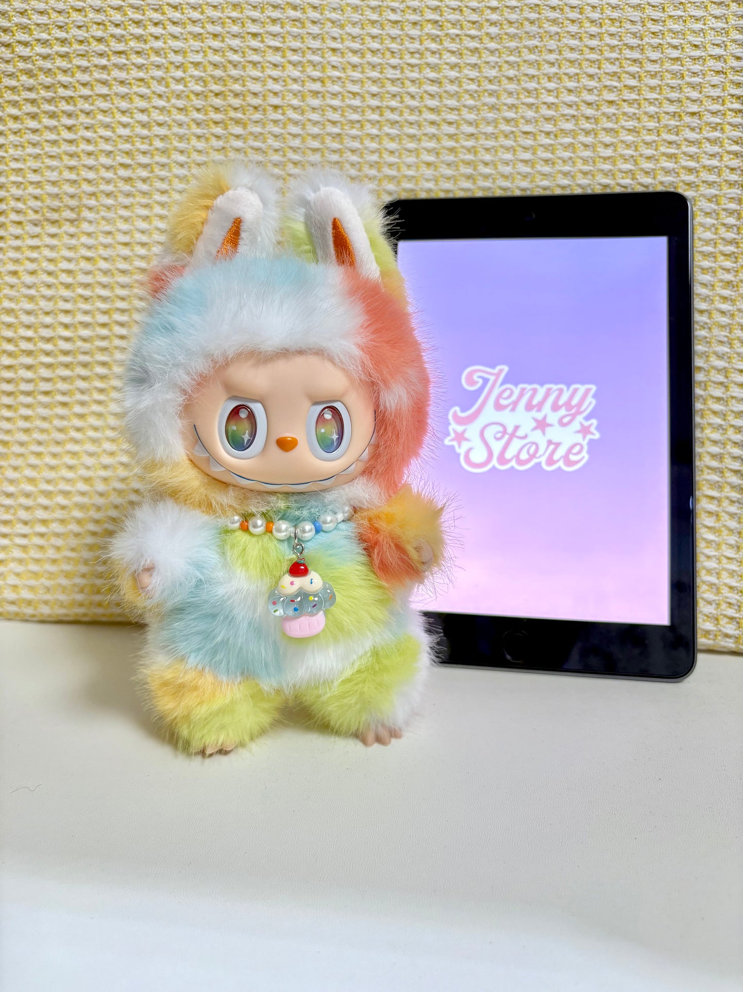 [Pre-Order][Ship from 30th Sep]🌈✨Custom Rainbow Labubu⭐Stand & Seated8