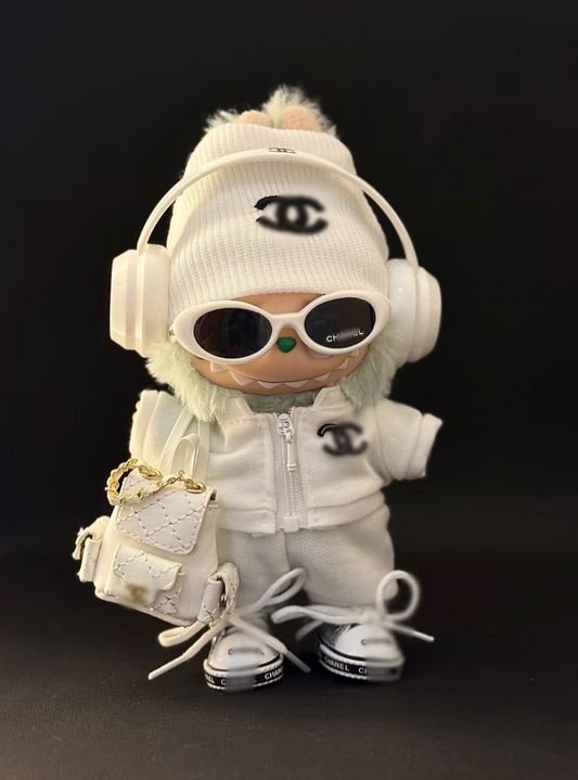 Labubu Old Money Outfit Chan*l white and black clothes ✨ 💵