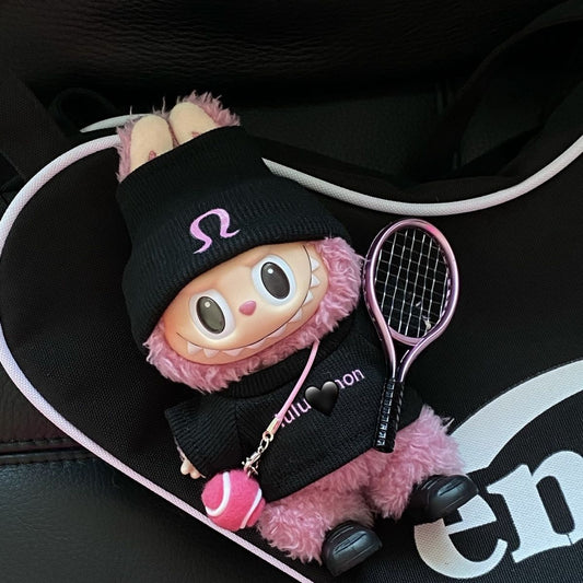 Lulu*emen Labubu Pink Tennies Outfit Sport Suit for Mokoko
