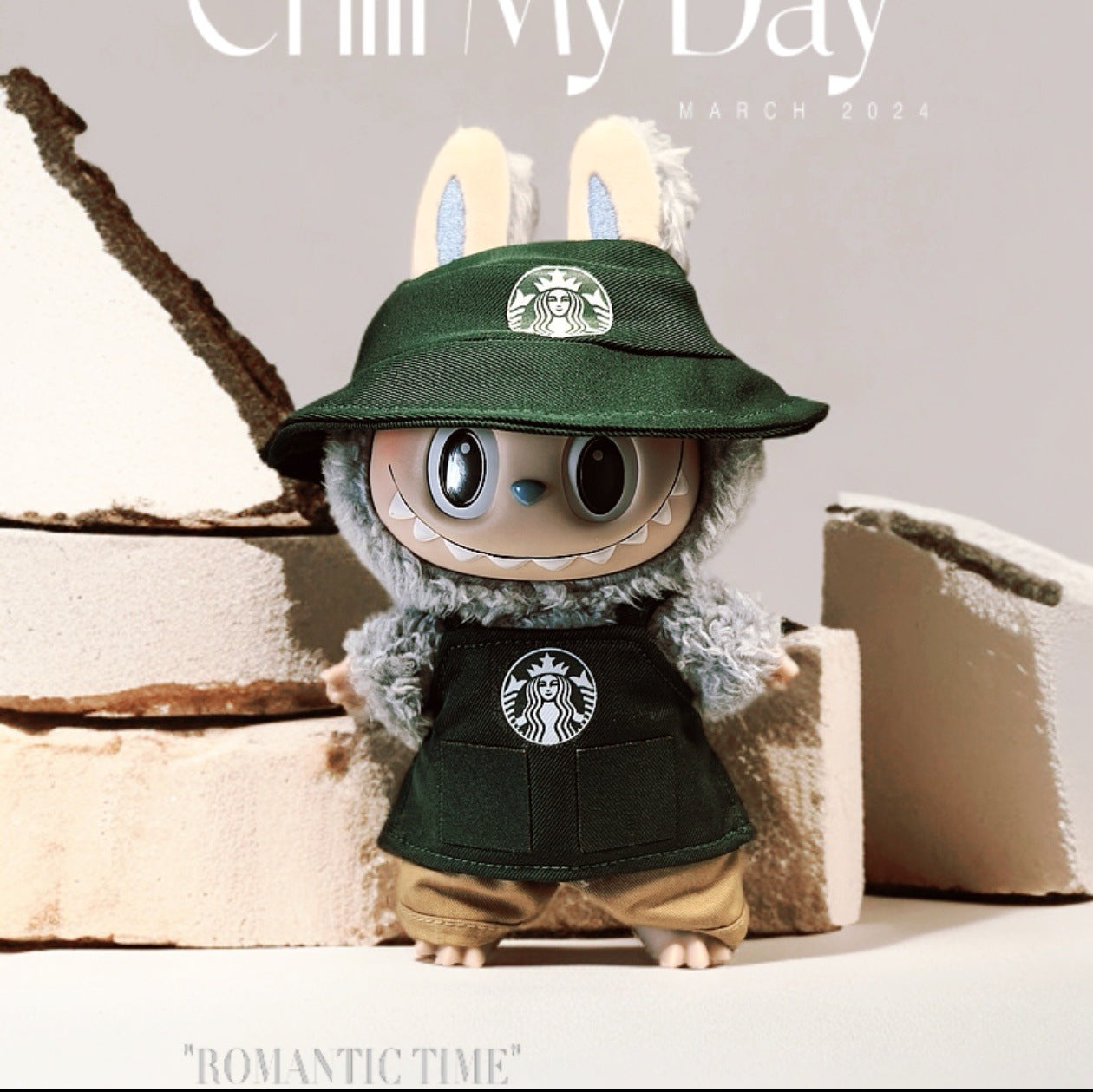 Starbuc*s tiny clothes match Labubu and 15-17cm dolls.