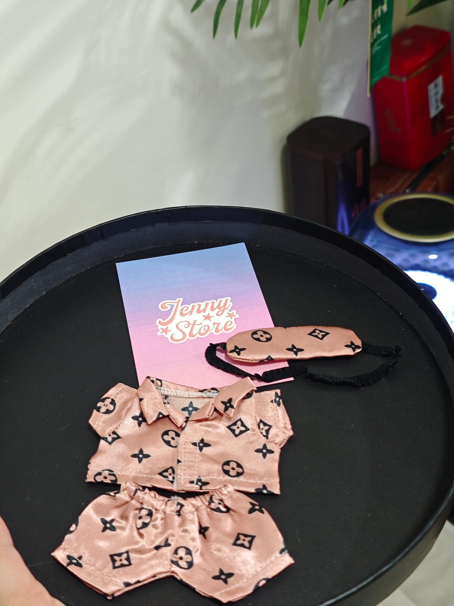 Labubu L* STYLE Pajamas + Eye Mask Set Mokoko Outfit