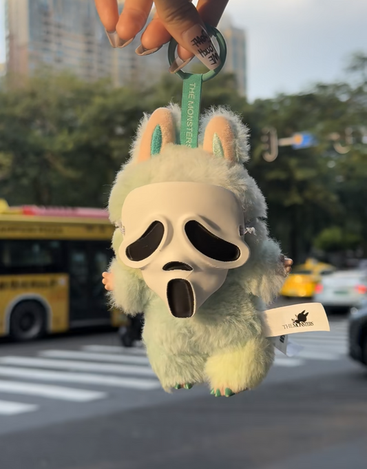 Labubu Halloween Decoration 3D-printed scream mask