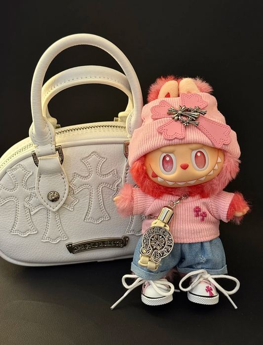PINK CROSS outfit for labubu