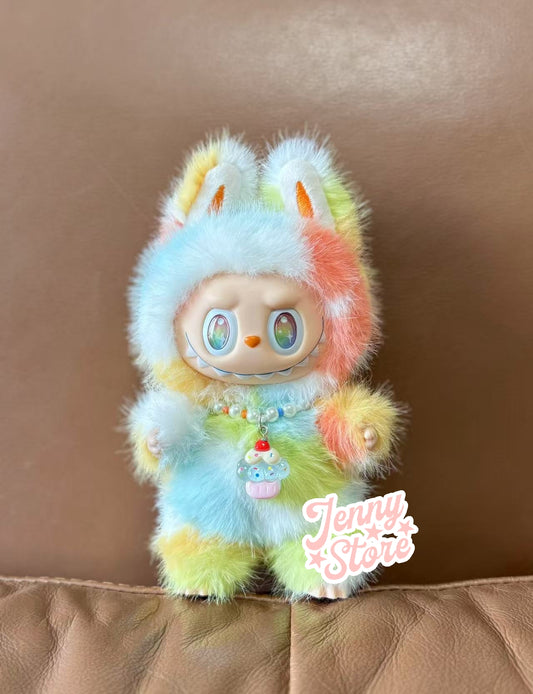 [Pre-Order][Ship from 30th Sep]🌈✨Custom Rainbow Labubu⭐Stand & Seated8