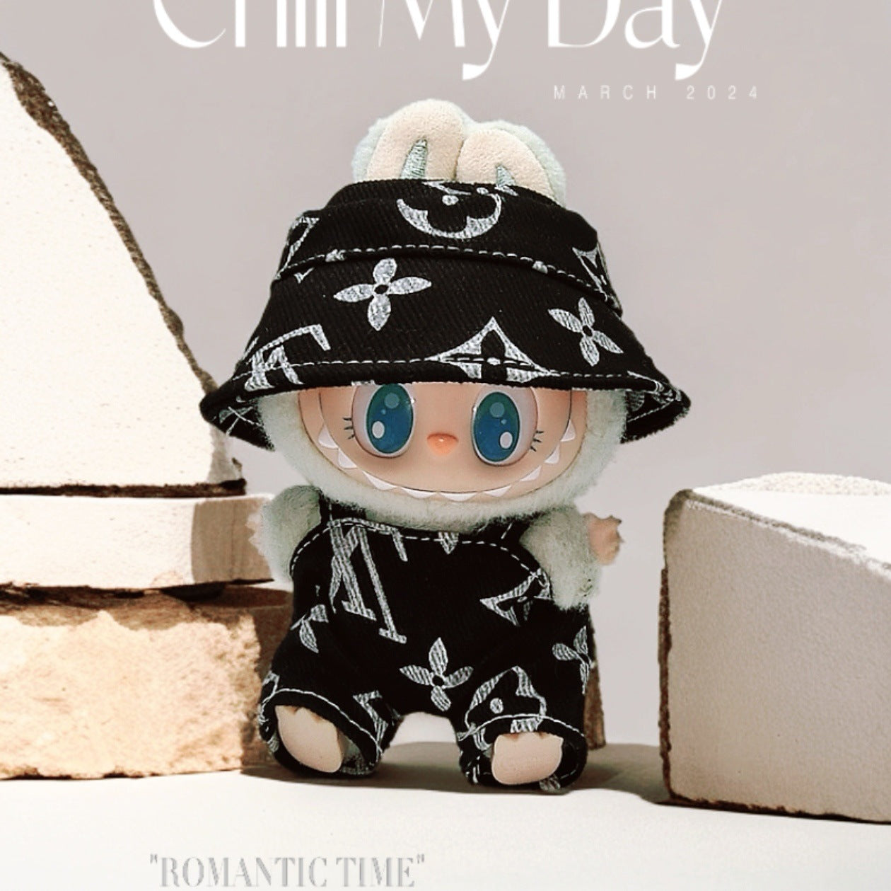 labubu luxury L* suits cute tiny doll clothes for 15-17cm size
