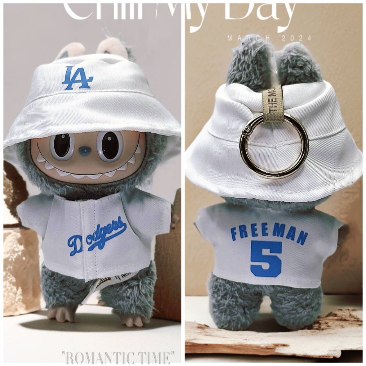 labubu street wear style sport tiny suit cute outfit for doll