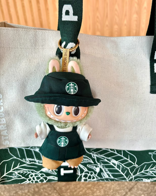 Starbuc*s tiny clothes match Labubu and 15-17cm dolls.